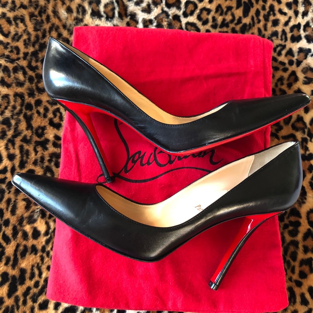 Christian louboutin black heels